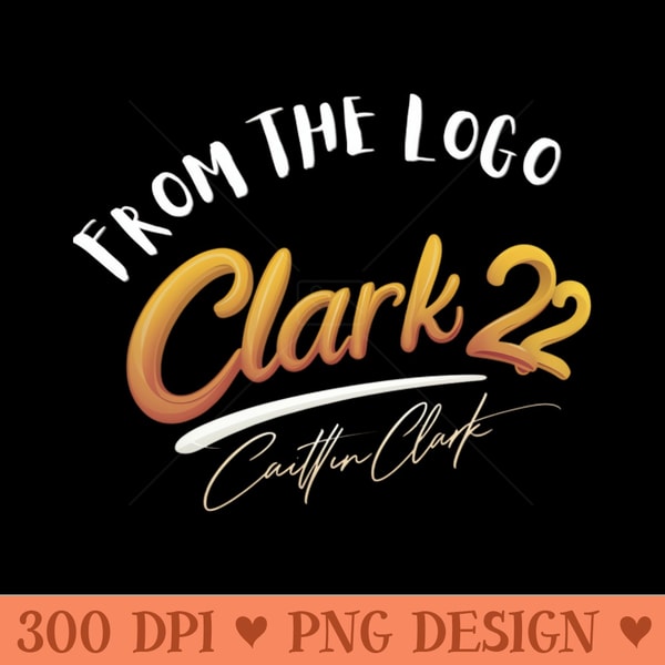 Caitlin Clark 22 From the logo - Sublimation templates PNG | Inspire Uplift