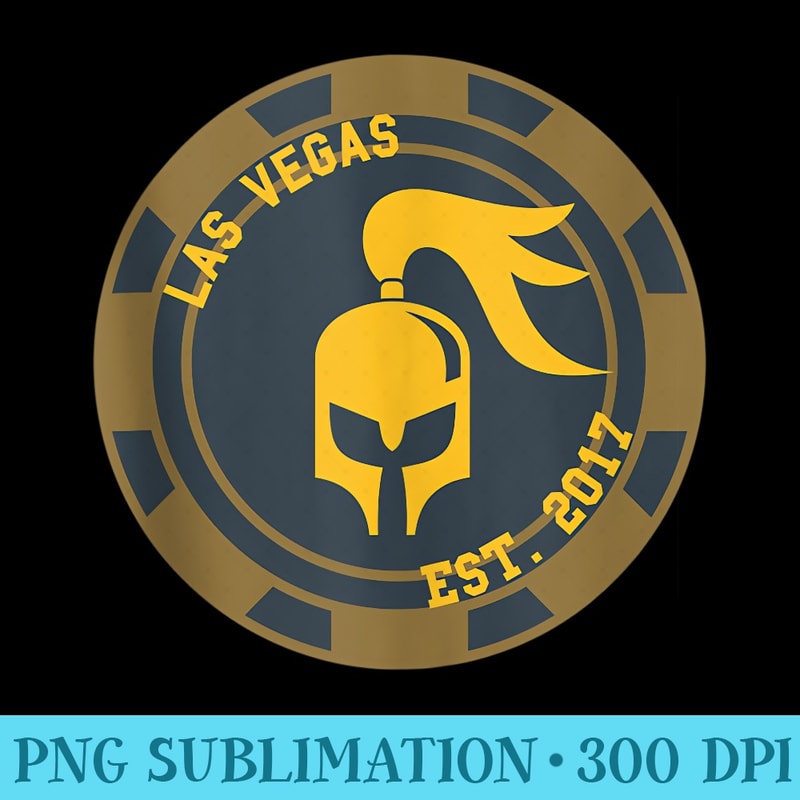 Las Vegas Golden Ice Hockey Sports Novelty - PNG Download Resource - Fashionable and Fearless