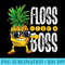 Pineapple Sunglasses Floss Like A Boss T Aloha Beaches - PNG Download Icon - Create with Confidence