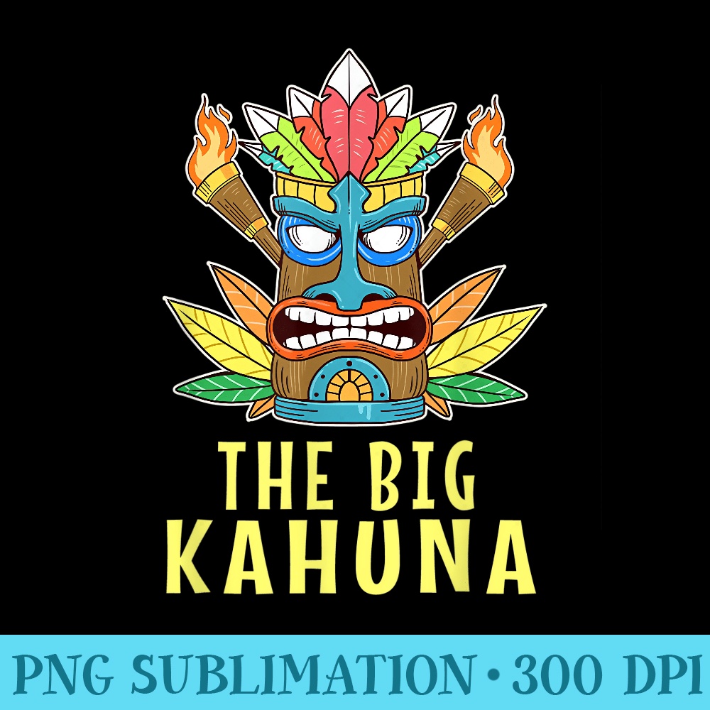 Awesome Tiki The Big Kahuna Island - High resolution PNG download - Premium Quality PNG Artwork