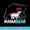 Mama Bear Proud Mom Rainbow Transgender Mothers Day - PNG Download High Quality - Versatile And Customizable Designs