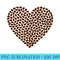Distressed Coffee Bean Heart love - PNG Download Design - Easy-To-Print And User-Friendly Designs
