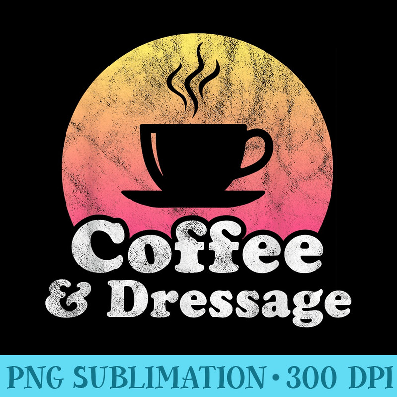 Coffee and Dressage - PNG Download Source - Capture Imagination with Every Detail