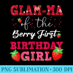 gilamma of the berry first birthday strawberry matching - download png files
