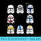 Star Wars The Clone Wars Multiple Trooper Helmets - PNG Clipart Download - Revolutionize Your Designs