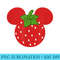 Disney Mickey Mouse Strawberry Head - PNG Clipart Download - Transform Your Sublimation Creations
