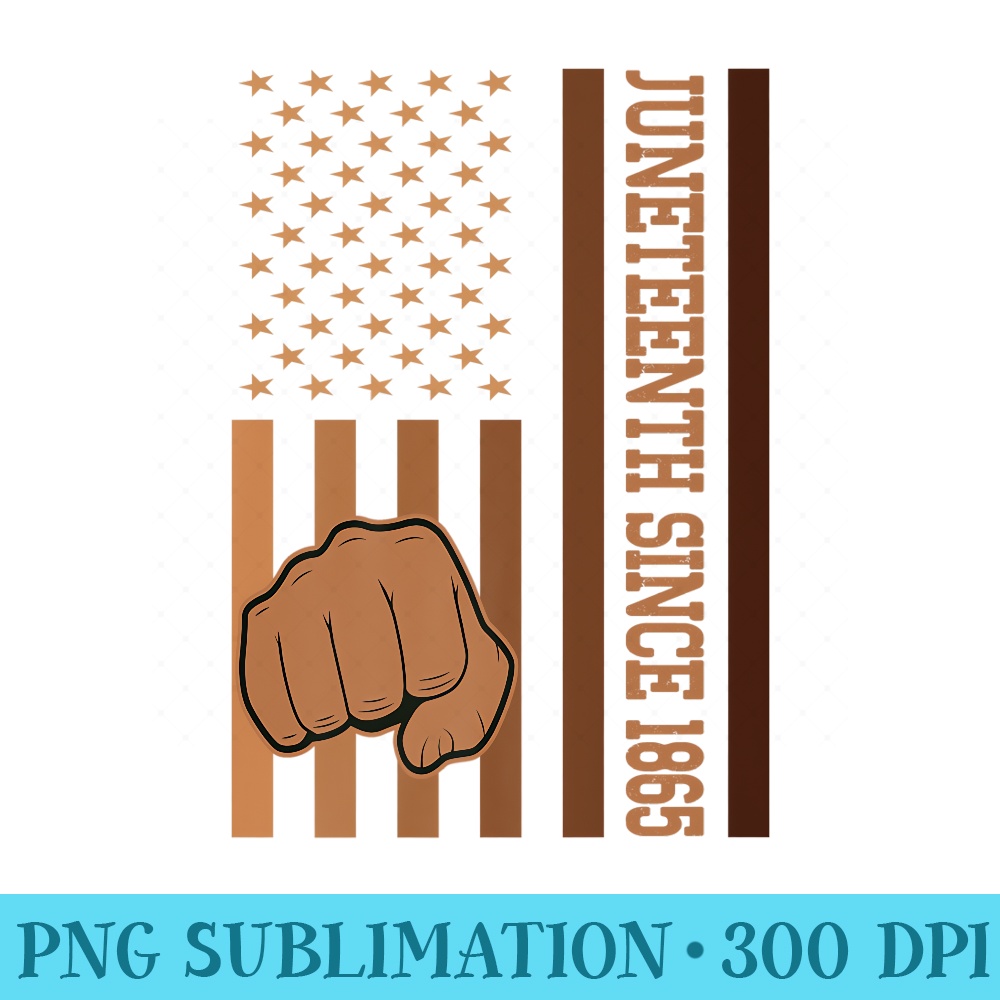 Juneteenth Retro Flag Melanin Black Freedom Day Since 1865 Premium - Free PNG Download - Bold & Eye-catching
