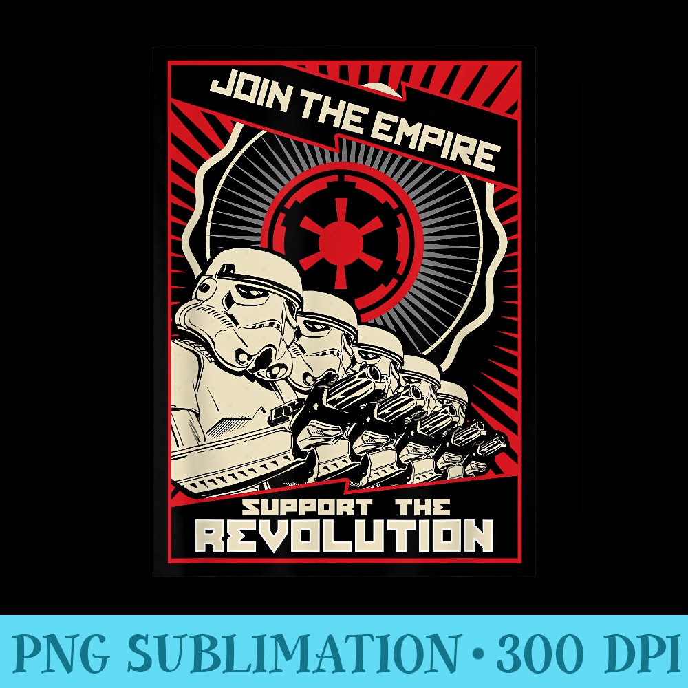 Star Wars Classic Join the Empire Support Revolution Retro - PNG Download Icon - Eco Friendly And Sustainable Digital Products