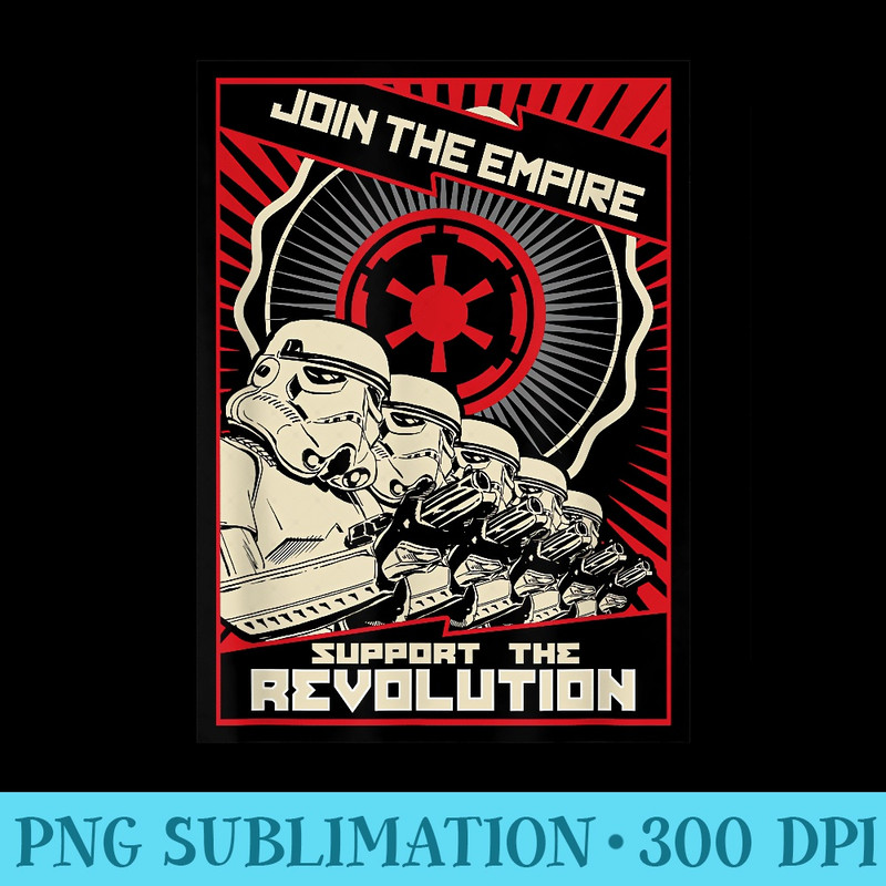 Star Wars Classic Join the Empire Support Revolution Retro - PNG Download Icon - Eco Friendly And Sustainable Digital Products