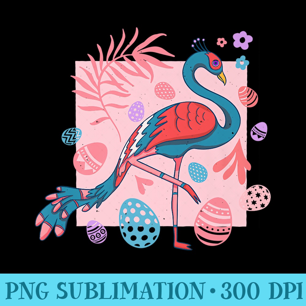 happy Easter Egg peacock retro bird Premium - PNG design downloads - Easy-To-Print And User-Friendly Designs