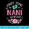 First Time Nani Est 2024 Floral Pregnancy Announcement Women - PNG Download High Quality - Unique And Exclusive Designs
