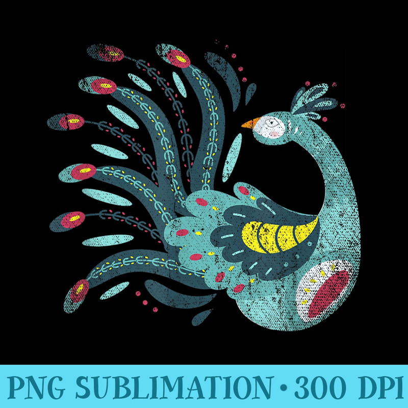 Colorful Peacock - Download PNG images - Unleash Your Creativity