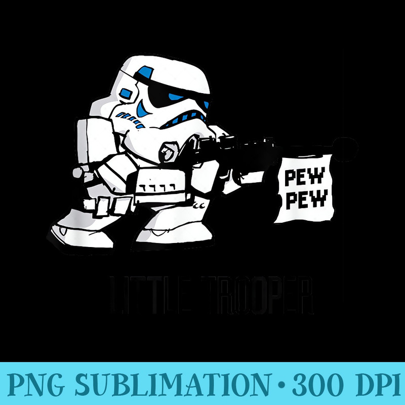 Star Wars Classic Little Trooper Pew Pew Stormtrooper - Mug Sublimation PNG - Unleash Your Creativity