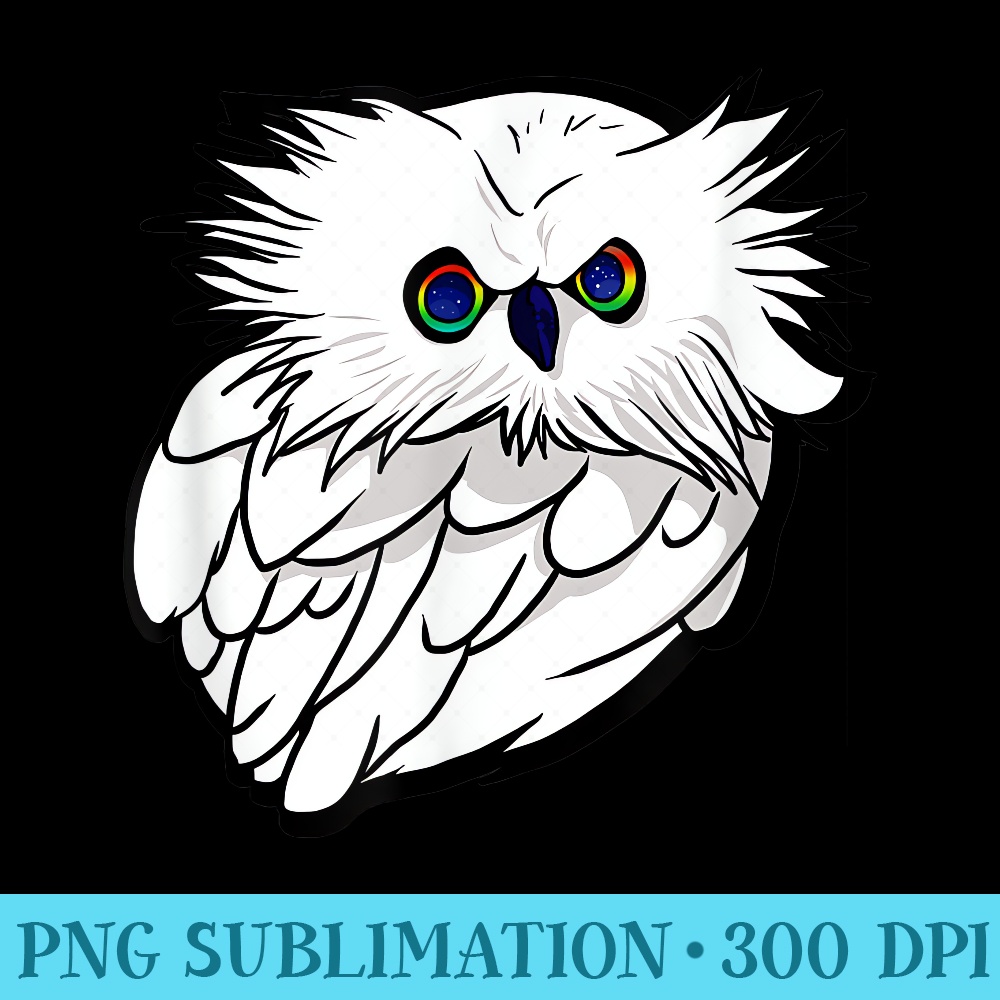Cute Baby snow Owl - Sublimation printables PNG download - Perfect for Sublimation Art