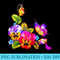 Flowers Pansies and Butterfly - High Quality PNG files - Easy-To-Print And User-Friendly Designs