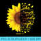 Christian Bible Verse Sunflower Scripture Religious Her - PNG Art Files - Spice Up Your Sublimation Projects