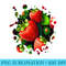 Funny Strawberry Fruit Lover Gardening Veggies Art - PNG Sublimation - Vibrant and Eye-Catching Typography