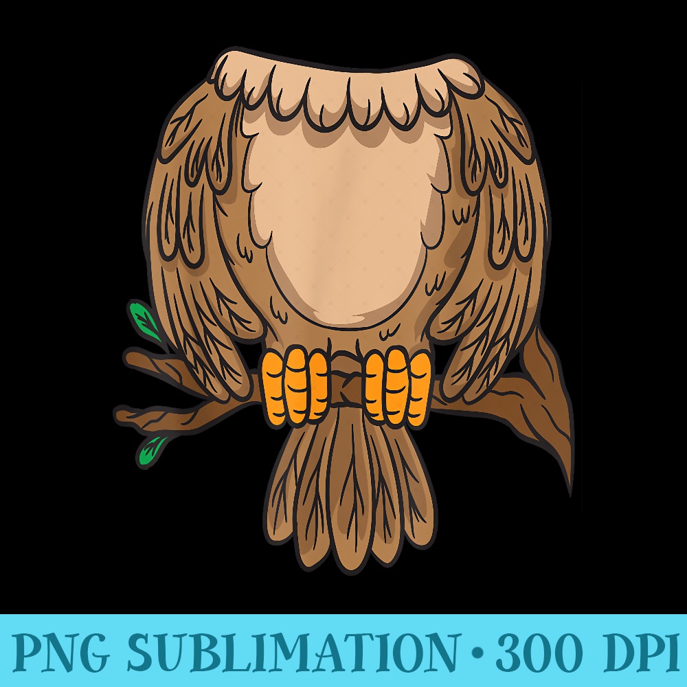 Funny Headless Owl Halloween Night Bird Easy Outfit - PNG Download Source - Unleash Your Creativity