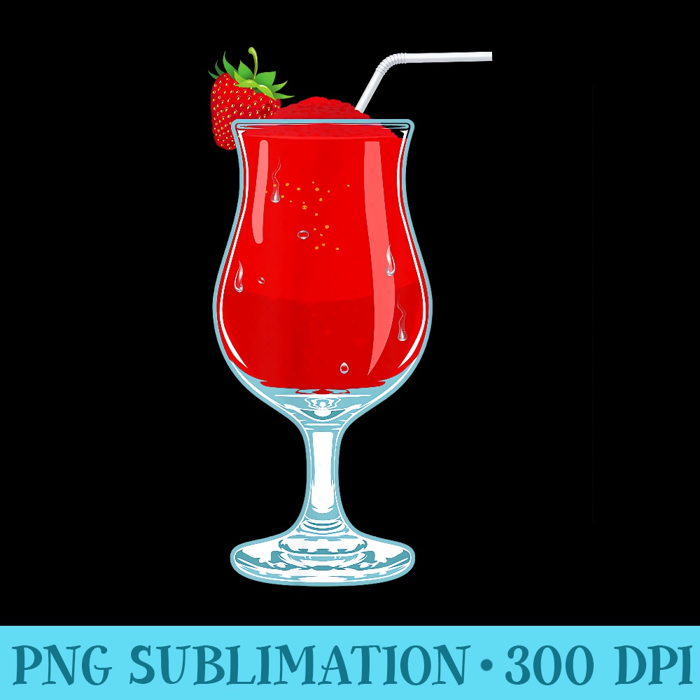 Strawberry Daiquiri Cocktail Drinking Party Girls - PNG Download Library - Versatile And Customizable Designs