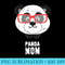 Nerdy Panda Mom Cute Mama Bear Funny Christmas - Shirt Drawing PNG - Spice Up Your Sublimation Projects
