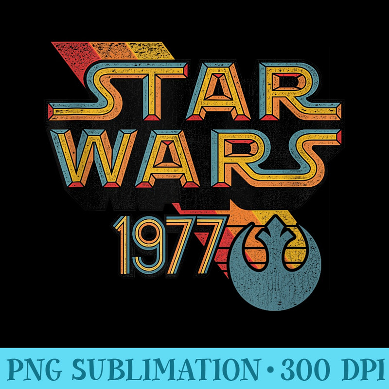Star Wars Vintage 77 Logo - PNG Download Library - Unleash Your Inner Rebellion