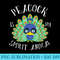 Peacock Is My Spirit Animal Cute Peacock - Printable PNG Graphics - Bring Your Designs to Life