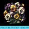 Pansies Flowers Pansy Lover Gardening Gardener - High Resolution PNG Designs - Versatile And Customizable Designs