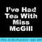 Ice Hockey Movie Fan Tea With Miss McGill Youngblood - Shirt Graphics for Download - Stunning Sublimation Graphics