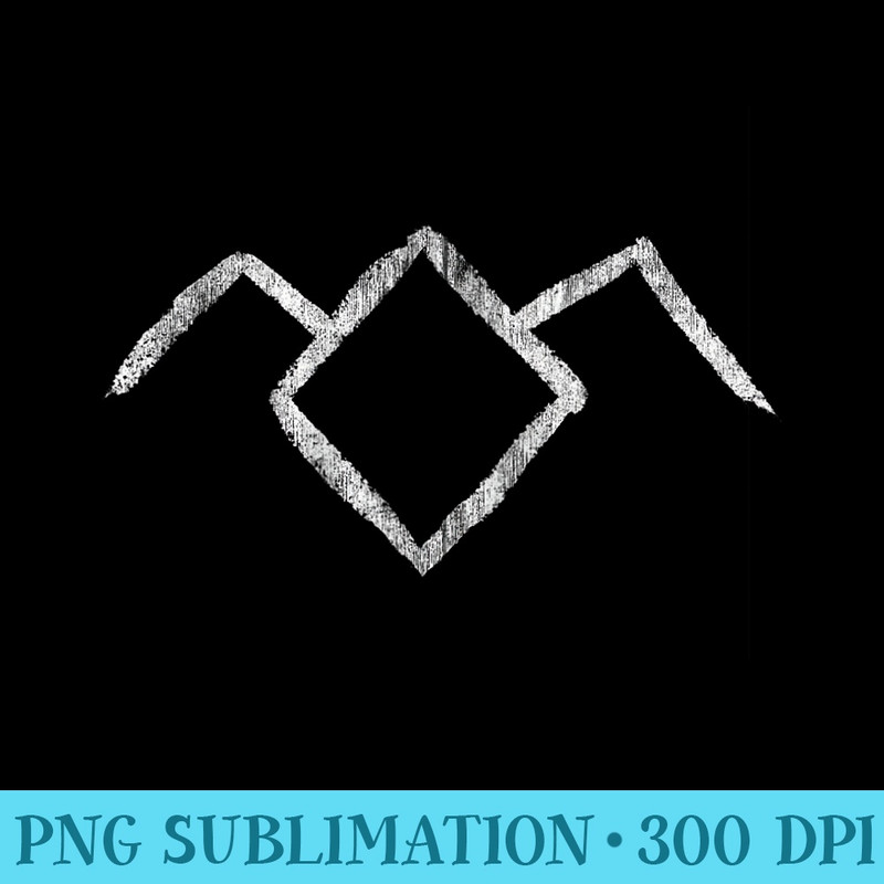 Twin Peaks Classic Chalk Lined Owl Cave Logo - Transparent Shirt Design - Add a Festive Touch to Every Day