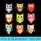 Owl lovers , owl girls, kids owl, women owl, girls owl - High resolution PNG download - High Resolution And Print-Ready Designs