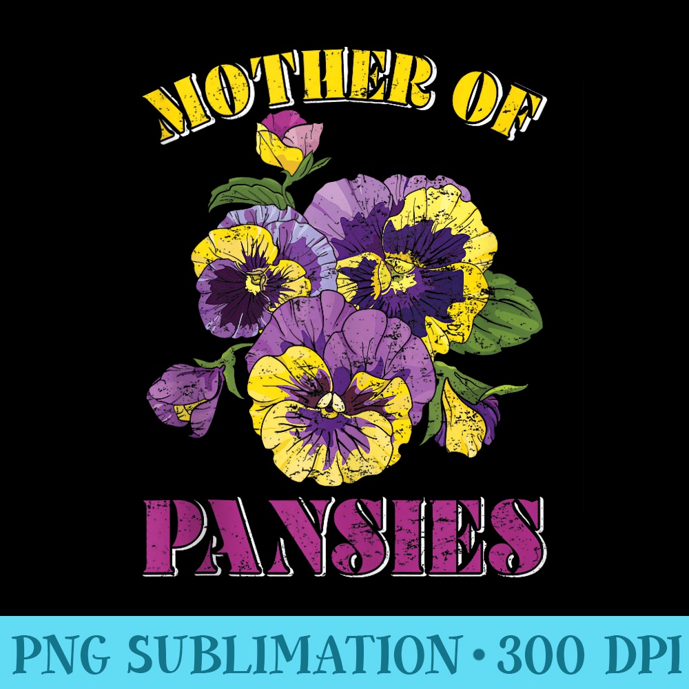 Pansy Flower lover - PNG File Download - Limited Edition And Exclusive Designs