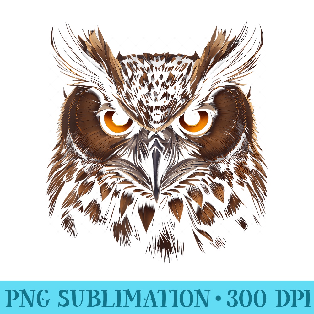 Owl Owl Lover Birds Graphic Girls - Transparent Shirt Design - Create with Confidence