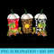 Hello Summer Vibes Drinking Tea Lover Beach Tropical - High Resolution PNG Download - Premium Quality PNG Artwork