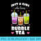 Bubble Tea Boba Tapioca Pearls Milk Drink TeaBased - Sublimation patterns PNG - Lifetime Access To Purchased Files