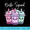 Bestie Squad Twin Day For Girls BFF Boba Tea Best Friend - PNG Download Transparent Background - High Resolution And Print-Ready Designs