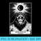 Solar Eclipse 2024 Totality Tarot Card Bigfoot Arkansas - PNG Image Download - Spice Up Your Sublimation Projects