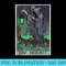 The Hermit Tarot Card Gothic Halloween Grim Reaper Horror - PNG Art Files - Premium Quality PNG Artwork