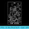 Womens The Star Tarot Card Halloween Horror Mermaid Gothic Witch - PNG Templates Download - Capture Imagination with Every Detail