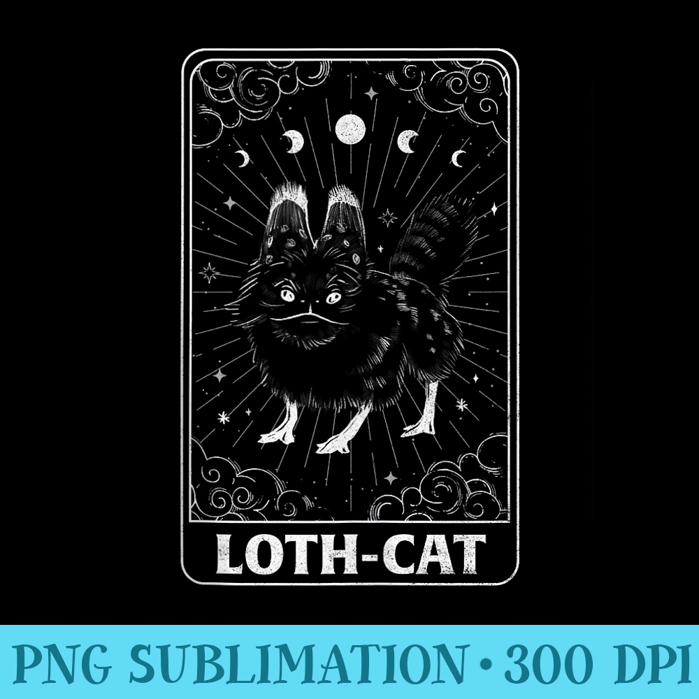 Star Wars Ahsoka LothCat Starry Celestial Tarot Card Line - PNG Sublimation - Quick And Seamless Download Process