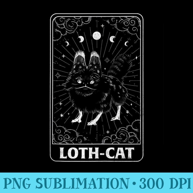 Star Wars Ahsoka LothCat Starry Celestial Tarot Card Line - PNG Sublimation - Quick And Seamless Download Process
