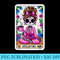 The Overcaffein Mom Tarot Card Skeleton coffe Mother day - PNG File Download - Bold & Eye-catching