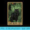 The Black Cat Adorable Cats Tarot Card Cute Animal Pet - PNG Download Illustration - Create with Confidence
