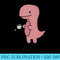 Tea Rex Humorous Pun Premium - PNG Download Transparent Background - Capture Imagination with Every Detail