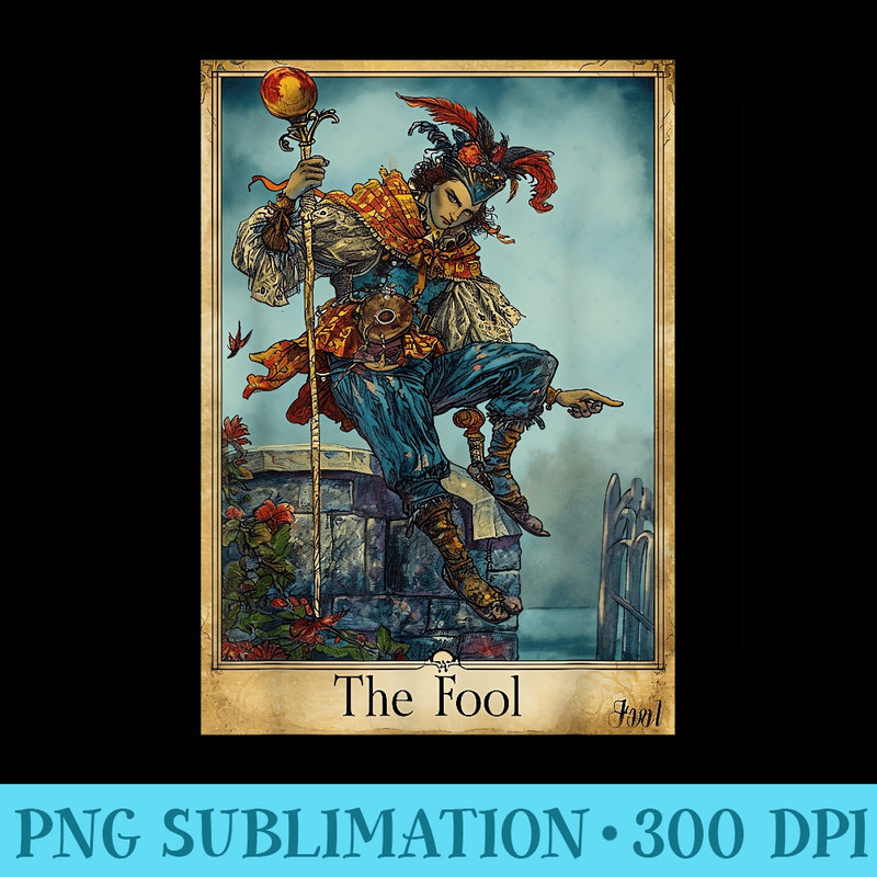 Tarot Cards Tarot Card 0 The Fool - PNG Download - Lifetime Access To Purchased Files