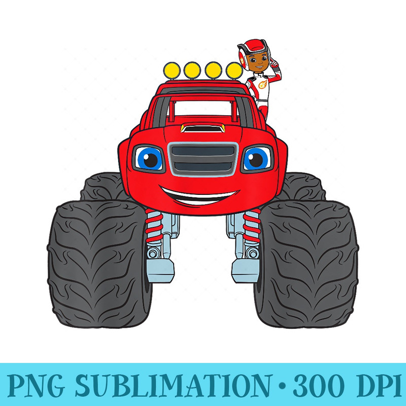 Blaze The Monster Machines AJ Blaze Group T - PNG Image Library Download - Add a Festive Touch to Every Day