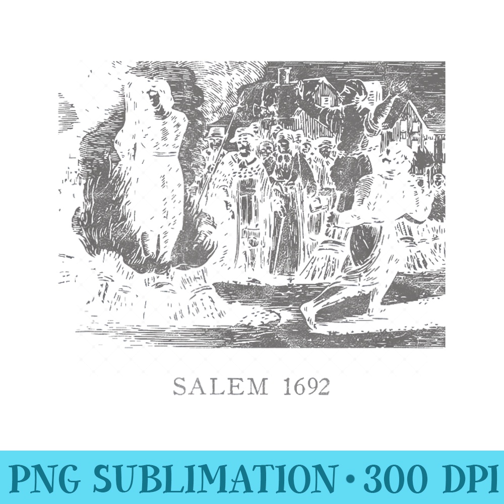 Occult Witchcraft Salem 1692 Witch Trials Burning Tarot - PNG Image Download - Perfect for Personalization