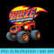 Blaze The Monster Machines BLAZE T - Transparent PNG File Download - Perfect for Sublimation Mastery