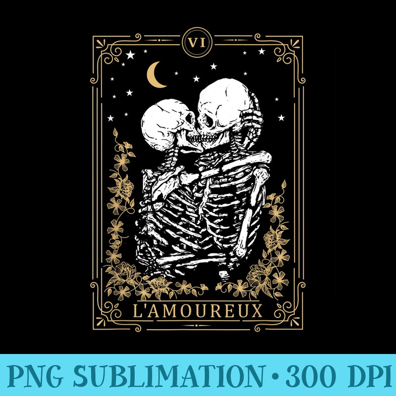 The Lovers Vintage Tarot Card, Magic, Occult, Lamoureux - PNG Picture Download - Versatile And Customizable Designs