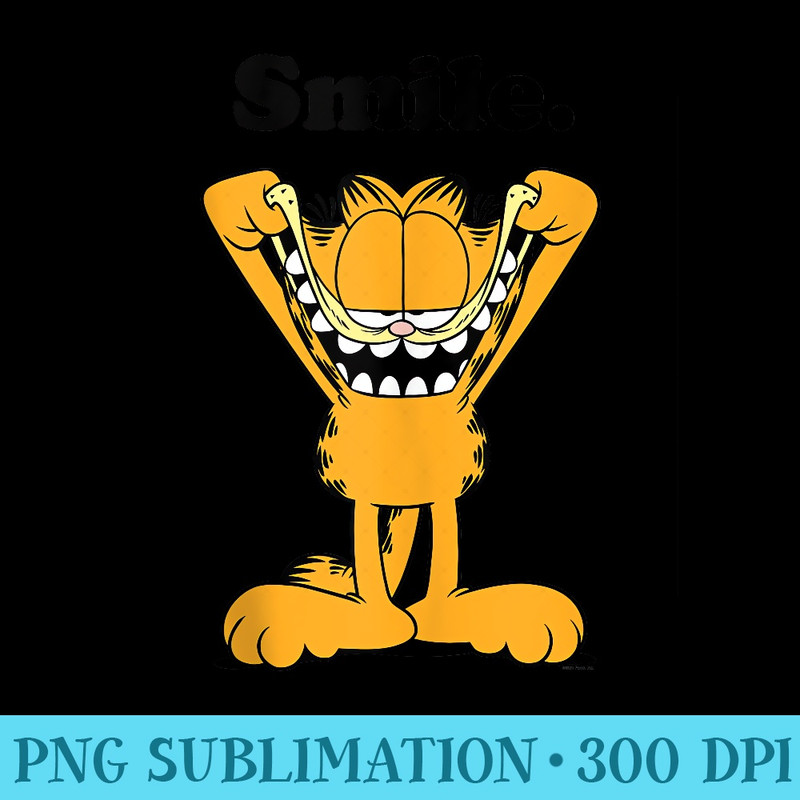 Garfield Classic Smile - PNG Download Source - Vibrant and Eye-Catching Typography