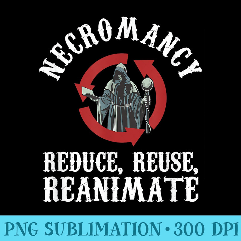 Necromancy Witchcraft Funny Tarot Card Lover - Transparent Shirt Clip Art - Instantly Transform Your Sublimation Projects